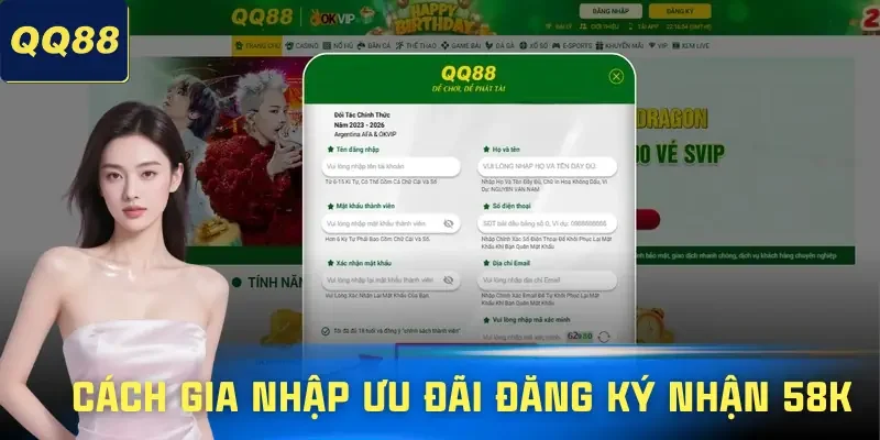 Đăng Ký Nhận 58K - Quà Tân Thủ Dành Cho Thành Viên Mới 3 dang-ky-nhan-58k-cach-nhan